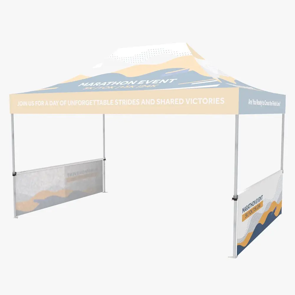 10'x15' Event Tent Half Wall